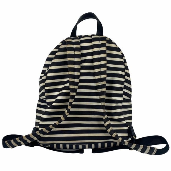 Kate Spade Black & White Striped Backpack main image 4